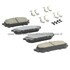 1001-1004C by MPA ELECTRICAL - Quality-Built Premium Ceramic Brake Pads w/ Hardware