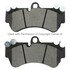 1001-1007M by MPA ELECTRICAL - Quality-Built Premium Disc Brake Pad Set - Semi-Metallic, with Hardware