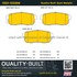 1001-1008M by MPA ELECTRICAL - Quality-Built Premium Semi-Metallic Brake Pads w/ Hardware