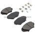 1001-1009M by MPA ELECTRICAL - Quality-Built Premium Semi-Metallic Brake Pads w/ Hardware