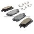 1001-1020M by MPA ELECTRICAL - Quality-Built Premium Disc Brake Pad Set - Semi-Metallic, with Hardware