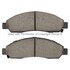 1001-1039M by MPA ELECTRICAL - Quality-Built Premium Disc Brake Pad Set - Semi-Metallic, with Hardware