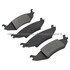 1001-1046M by MPA ELECTRICAL - Quality-Built Premium Disc Brake Pad Set - Semi-Metallic, with Hardware