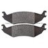 1001-1046M by MPA ELECTRICAL - Quality-Built Premium Disc Brake Pad Set - Semi-Metallic, with Hardware