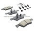 1001-1047C by MPA ELECTRICAL - Quality-Built Disc Brake Pad, Premium, Ceramic, with Hardware