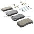 1001-1053AC by MPA ELECTRICAL - Quality-Built Premium Ceramic Brake Pads w/ Hardware