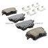 1001-1057BC by MPA ELECTRICAL - Quality-Built Disc Brake Pad, Premium, Ceramic, with Hardware