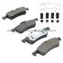 1001-1060M by MPA ELECTRICAL - Quality-Built Premium Semi-Metallic Brake Pads w/ Hardware