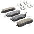 1001-1073C by MPA ELECTRICAL - Quality-Built Premium Ceramic Brake Pads w/ Hardware