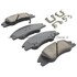 1001-1074C by MPA ELECTRICAL - Quality-Built Premium Ceramic Brake Pads w/ Hardware