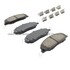 1001-1081M by MPA ELECTRICAL - Quality-Built Premium Semi-Metallic Brake Pads w/ Hardware