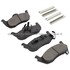 1001-1087M by MPA ELECTRICAL - Quality-Built Premium Disc Brake Pad Set - Semi-Metallic, with Hardware