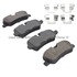 1001-1099M by MPA ELECTRICAL - Quality-Built Premium Semi-Metallic Brake Pads w/ Hardware