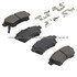 1001-1101C by MPA ELECTRICAL - Quality-Built Premium Ceramic Brake Pads w/ Hardware