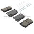 1001-1113C by MPA ELECTRICAL - Quality-Built Premium Ceramic Brake Pads w/ Hardware