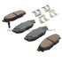 1001-1114M by MPA ELECTRICAL - Quality-Built Premium Disc Brake Pad Set - Semi-Metallic, with Hardware