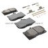 1001-1118C by MPA ELECTRICAL - Quality-Built Disc Brake Pad, Premium, Ceramic, with Hardware