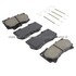 1001-1119C by MPA ELECTRICAL - Quality-Built Premium Ceramic Brake Pads w/ Hardware