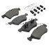 1001-1123M by MPA ELECTRICAL - Quality-Built Premium Disc Brake Pad Set - Semi-Metallic, with Hardware