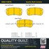 1001-1157C by MPA ELECTRICAL - Quality-Built Premium Ceramic Brake Pads w/ Hardware