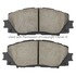 1001-1184AC by MPA ELECTRICAL - Quality-Built Premium Ceramic Brake Pads w/ Hardware