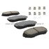 1001-1188C by MPA ELECTRICAL - Quality-Built Premium Ceramic Brake Pads w/ Hardware