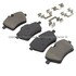 1001-1204M by MPA ELECTRICAL - Quality-Built Premium Disc Brake Pad Set - Semi-Metallic, with Hardware