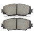 1001-1210C by MPA ELECTRICAL - Quality-Built Premium Ceramic Brake Pads w/ Hardware