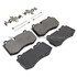 1001-1223M by MPA ELECTRICAL - Quality-Built Premium Semi-Metallic Brake Pads w/ Hardware