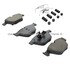 1001-1260M by MPA ELECTRICAL - Quality-Built Premium Disc Brake Pad Set - Semi-Metallic, with Hardware