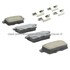 1001-1259M by MPA ELECTRICAL - Quality-Built Premium Disc Brake Pad Set - Semi-Metallic, with Hardware