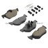 1001-1267M by MPA ELECTRICAL - Quality-Built Premium Semi-Metallic Brake Pads w/ Hardware