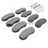 1001-1265M by MPA ELECTRICAL - Quality-Built Premium Disc Brake Pad Set - Semi-Metallic, with Hardware