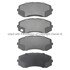 1001-1265M by MPA ELECTRICAL - Quality-Built Premium Disc Brake Pad Set - Semi-Metallic, with Hardware