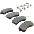 1001-1268M by MPA ELECTRICAL - Quality-Built Premium Disc Brake Pad Set - Semi-Metallic, with Hardware