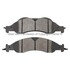 1001-1278M by MPA ELECTRICAL - Quality-Built Premium Disc Brake Pad Set - Semi-Metallic, with Hardware