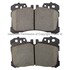 1001-1282C by MPA ELECTRICAL - Quality-Built Disc Brake Pad, Premium, Ceramic, with Hardware