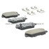 1001-1284BC by MPA ELECTRICAL - Quality-Built Disc Brake Pad, Premium, Ceramic, with Hardware