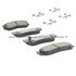 1001-1297C by MPA ELECTRICAL - Quality-Built Premium Ceramic Brake Pads w/ Hardware