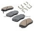 1001-1295C by MPA ELECTRICAL - Quality-Built Premium Ceramic Brake Pads w/ Hardware