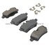 1001-1309M by MPA ELECTRICAL - Quality-Built Premium Disc Brake Pad Set - Semi-Metallic, with Hardware