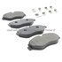 1001-1316M by MPA ELECTRICAL - Quality-Built Premium Semi-Metallic Brake Pads w/ Hardware