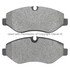 1001-1316M by MPA ELECTRICAL - Quality-Built Premium Semi-Metallic Brake Pads w/ Hardware