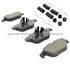 1001-1341AC by MPA ELECTRICAL - Quality-Built Premium Ceramic Brake Pads w/ Hardware