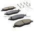 1001-1345C by MPA ELECTRICAL - Quality-Built Premium Ceramic Brake Pads w/ Hardware