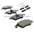 1001-1342M by MPA ELECTRICAL - Quality-Built Premium Disc Brake Pad Set - Semi-Metallic, with Hardware