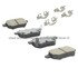 1001-1354AC by MPA ELECTRICAL - Quality-Built Disc Brake Pad, Premium, Ceramic, with Hardware