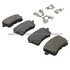 1001-1386M by MPA ELECTRICAL - Quality-Built Premium Disc Brake Pad Set - Semi-Metallic, with Hardware