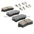 1001-1430AC by MPA ELECTRICAL - Quality-Built Premium Ceramic Brake Pads w/ Hardware