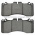 1001-1440M by MPA ELECTRICAL - Quality-Built Premium Semi-Metallic Brake Pads w/ Hardware